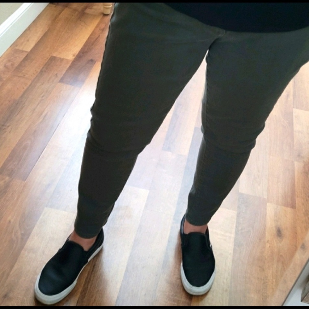 A.N.A  Army Green Skinny Jeans